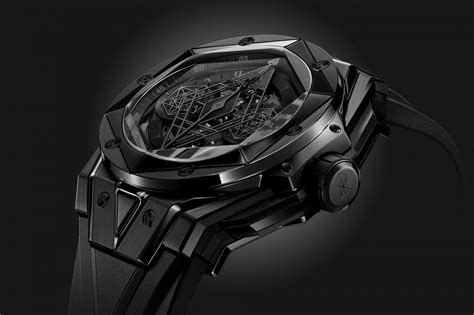 hublot sang bleu all black|More.